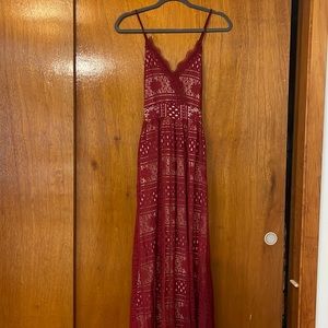 Vici lace detail maxi dress